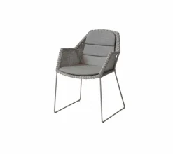 Cane-line Gartenstuhl-Auflagen-Niedriglehner-Auflage Breeze 46 x 87 cm Taupe