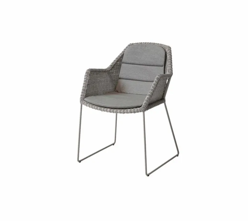 Cane-line Gartenstuhl-Auflagen-Niedriglehner-Auflage Breeze 46 x 87 cm Taupe