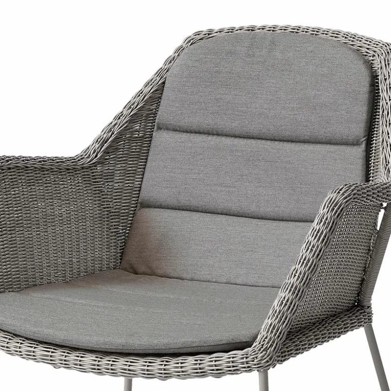 Cane-line Gartenstuhl-Auflagen-Niedriglehner-Auflage Breeze 46 x 87 cm Taupe