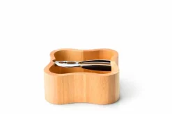 Continenta Platten|Servierplatten-Nussschale 2tlg. Braun