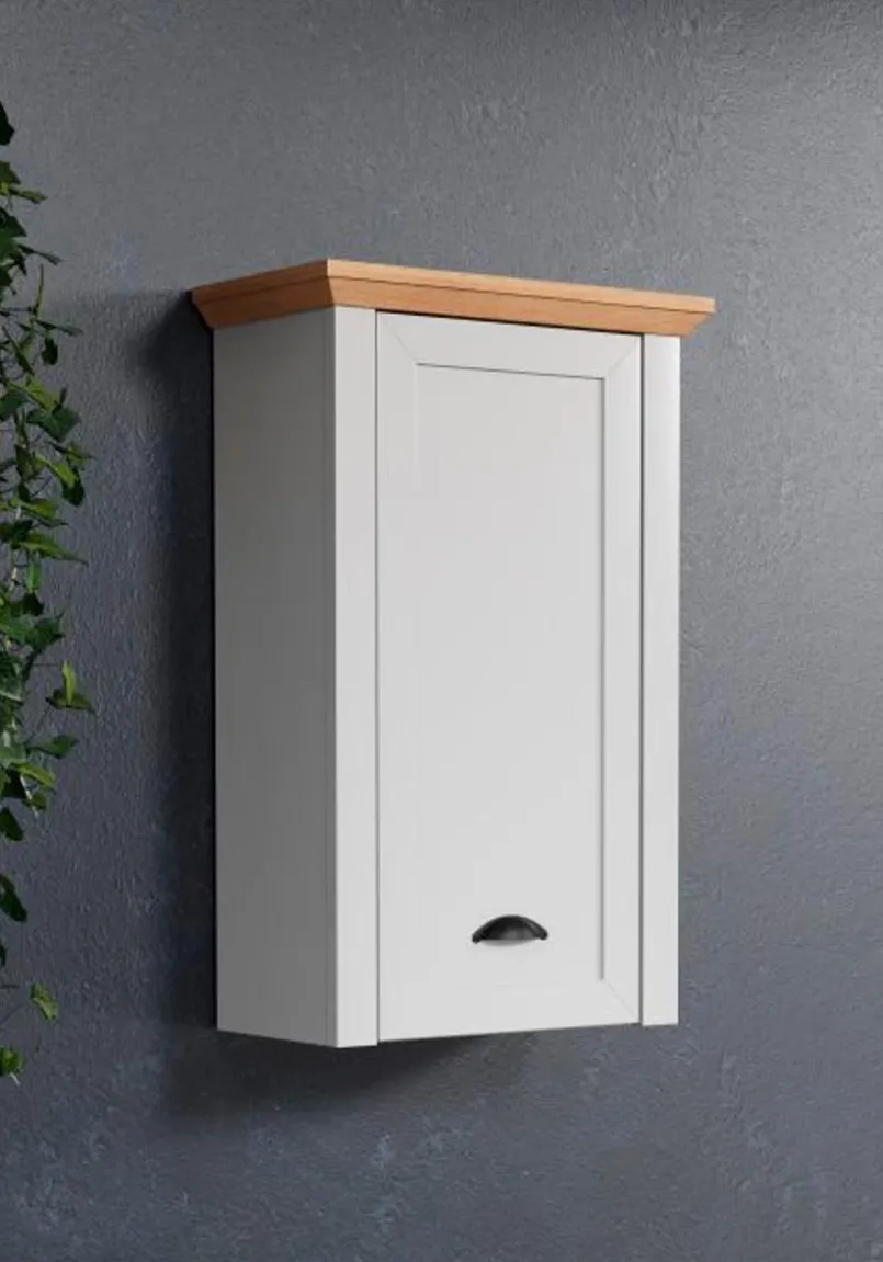 Badschränke|trendteam Oberschrank Landside Lichtgrau