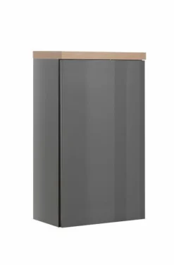 Composad Badschränke-Oberschrank Mundi Grau / Eiche