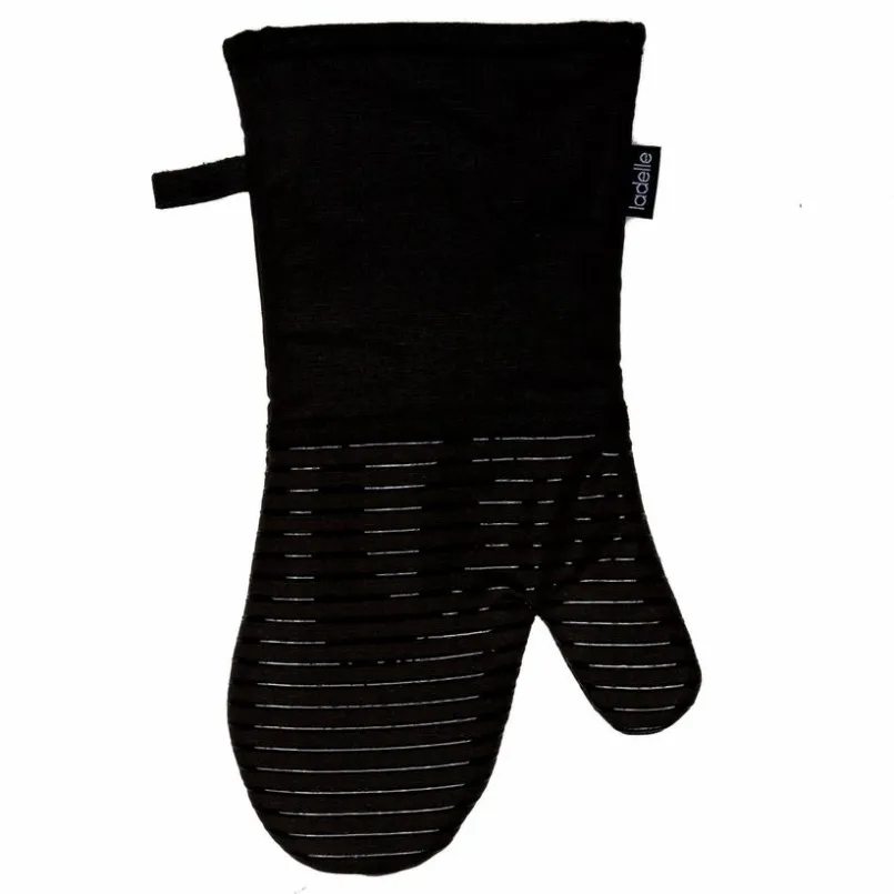 ladelle Ofenhandschuhe-Ofenhandschuh Lennox 18 x 36 cm Schwarz