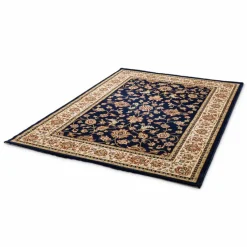 Orient-Teppiche-Orientteppich Kaschan 200 x 290 cm Blau