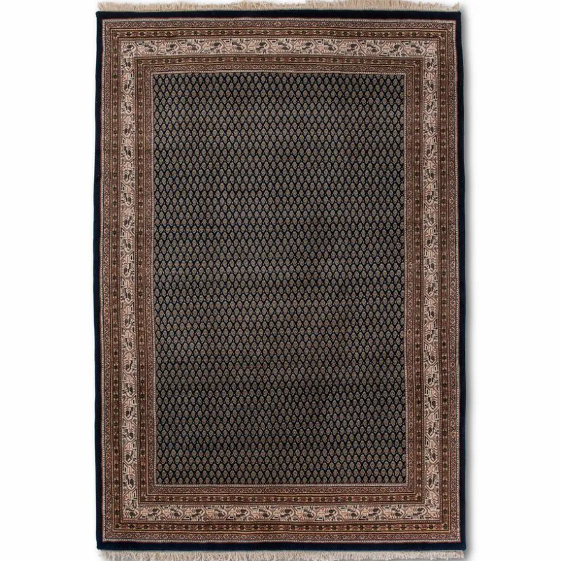 Orient-Teppiche| Orientteppich Mir Royal 170 x 240 cm Schwarz / Braun