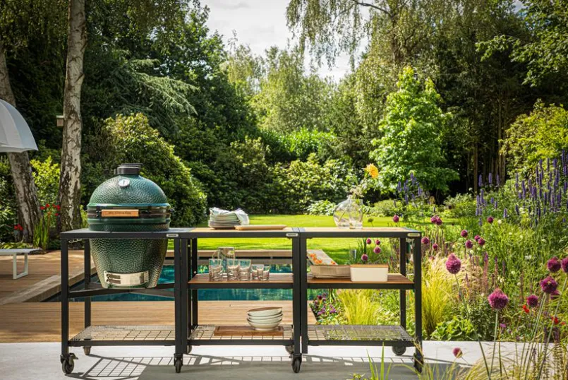 Holzkohlegrills|Big Green Egg Outdoorküchen-Modul Set Large 14 tlg.