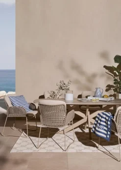 JOOP! Outdoorkissen|Outdoorkissen-Outdoor-Kissen Essence 50 x 50 cm Navy