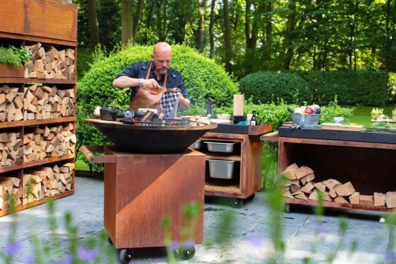 Outdoor-Kochstelle Classic Corten 100 Pro<OFYR Clearance