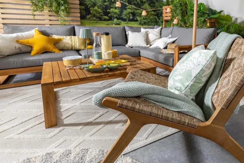 Outdoorteppich Tanya 133 x 190 cm< Online