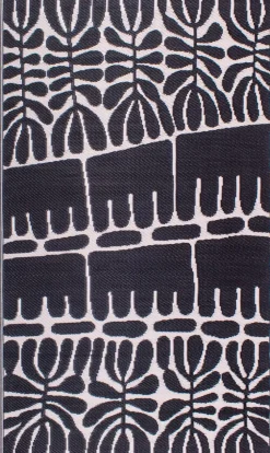 FabHab Recycling-Teppiche|Outdoorteppiche-Outdoorteppich World Collection 240 x 300cm Schwarz / Weiß