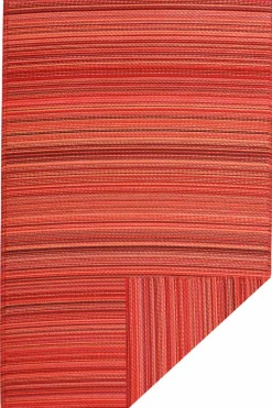 Recycling-Teppiche|Outdoorteppiche|FabHab Outdoorteppich World Collection 90 x 150 cm Rot
