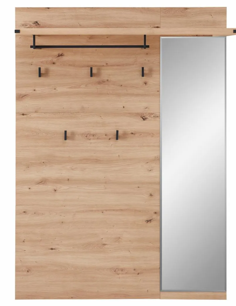 Innostyle Garderobenständer & -Haken-Paneel Genua Artisan-Eiche