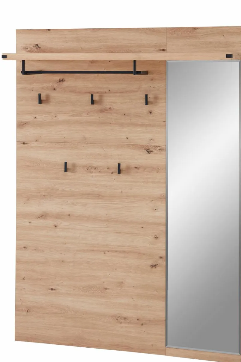 Innostyle Garderobenständer & -Haken-Paneel Genua Artisan-Eiche