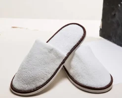 Bademäntel|Hand- & Duschtücher|Collection Noblesse Pantoffel Gr. 43 Weiß