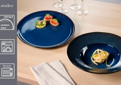 Ritzenhoff & Breker Geschirr-Pastateller Aradeo Ø 30,5 cm Blau