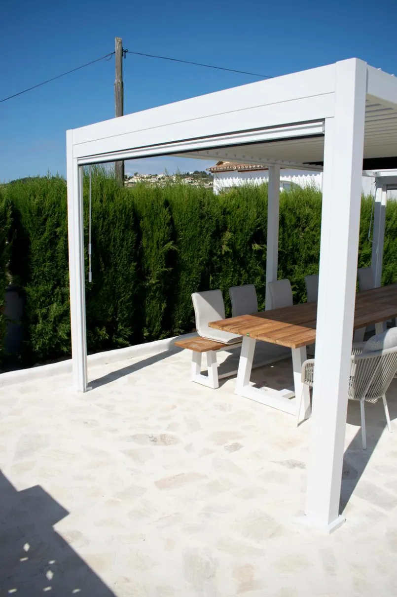 suns Pavillons-Pavillon Rota 600 x 360 cm Weiß