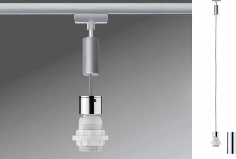 Paulmann Schienensysteme-Pendelleuchte 2Easy Basic Chrom Matt