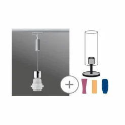Paulmann Schienensysteme-Pendelleuchte 2Easy Basic Chrom Matt