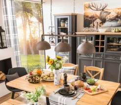 DesignLive Pendelleuchten-Pendelleuchte CAMPINO Braun