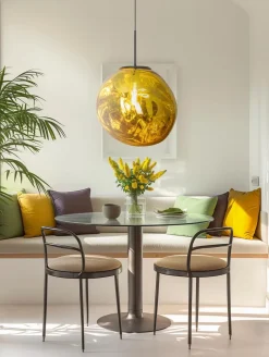 Eco-Light Pendelleuchten-Pendelleuchte Canopus Goldgelb