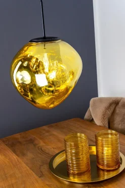 Eco-Light Pendelleuchten-Pendelleuchte Canopus Goldgelb