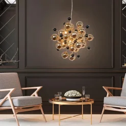 Pendelleuchten|näve Pendelleuchte Explosion Gold