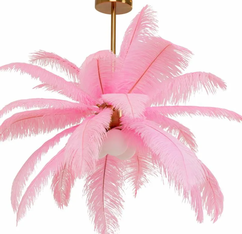 Pendelleuchten|KARE DESIGN Pendelleuchte Feather Palm Pink