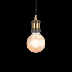 IDEAL LUX Pendelleuchten-Pendelleuchte Frida Altmessing