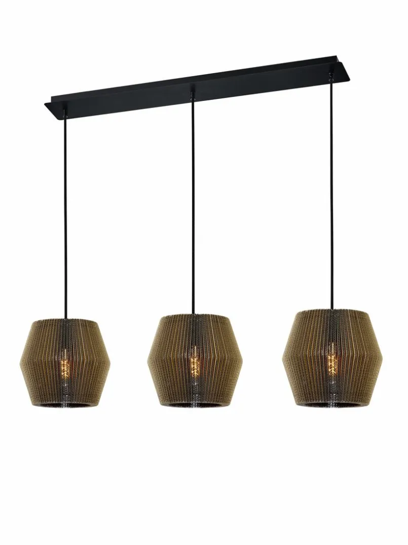 Hell Pendelleuchten-Pendelleuchte Layer Braun