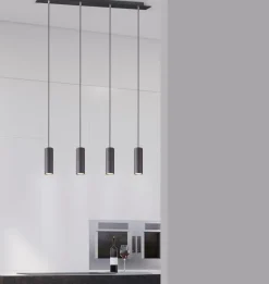 Pendelleuchten|Trio Pendelleuchte Marley Schwarz