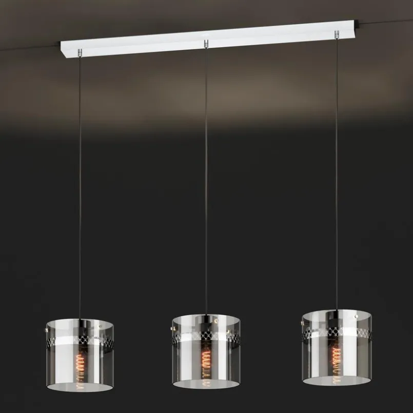 JOOP! Pendelleuchten-Pendelleuchte Round Lights Rauch