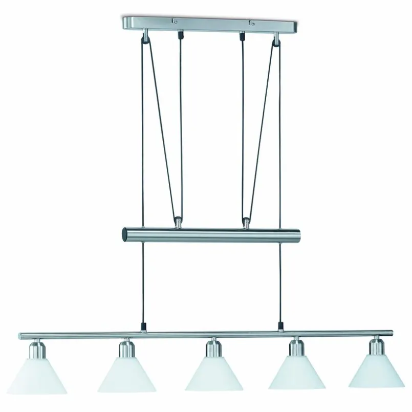 Pendelleuchten|Trio Pendelleuchte Stamina Nickel matt