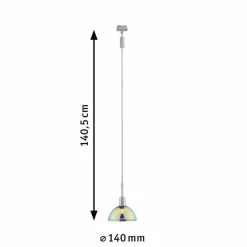 Schienensysteme|Paulmann Pendelleuchte URail Sarrasani Chrom Matt
