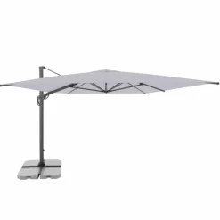 Doppler Sonnenschirme-Pendelschirm Ravenna 300 x 400 cm Hellgrau