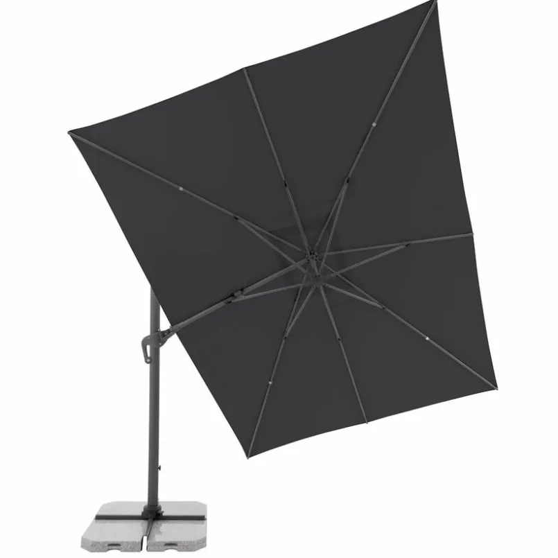 Doppler Sonnenschirme-Pendelschirm Ravenna 300 x 400 cm Anthrazit
