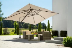 Sonnenschirme|Schneider Schirme Pendelschirm Rhodos Grande Model 2025 Natur