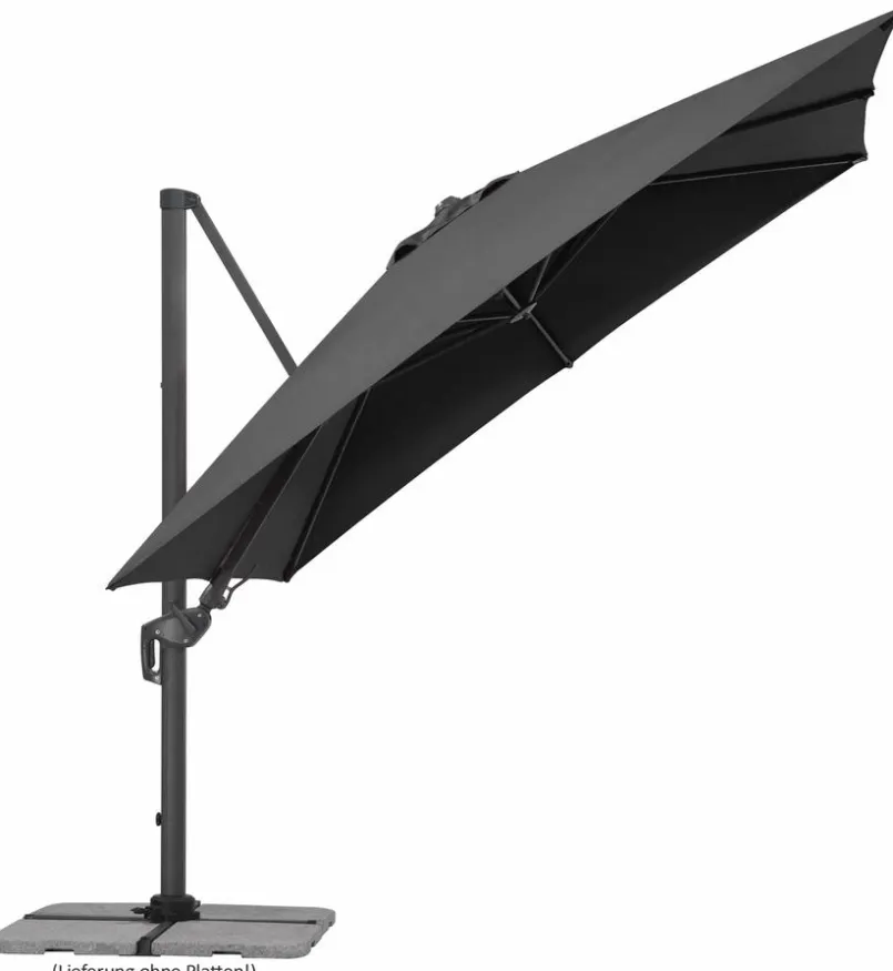 Sonnenschirme|Schneider Schirme Pendelschirm Rhodos Twist Model 2025 Anthrazit