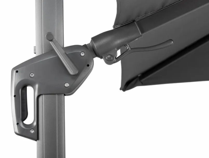 Sonnenschirme|Schneider Schirme Pendelschirm Rhodos Twist Model 2025 Anthrazit