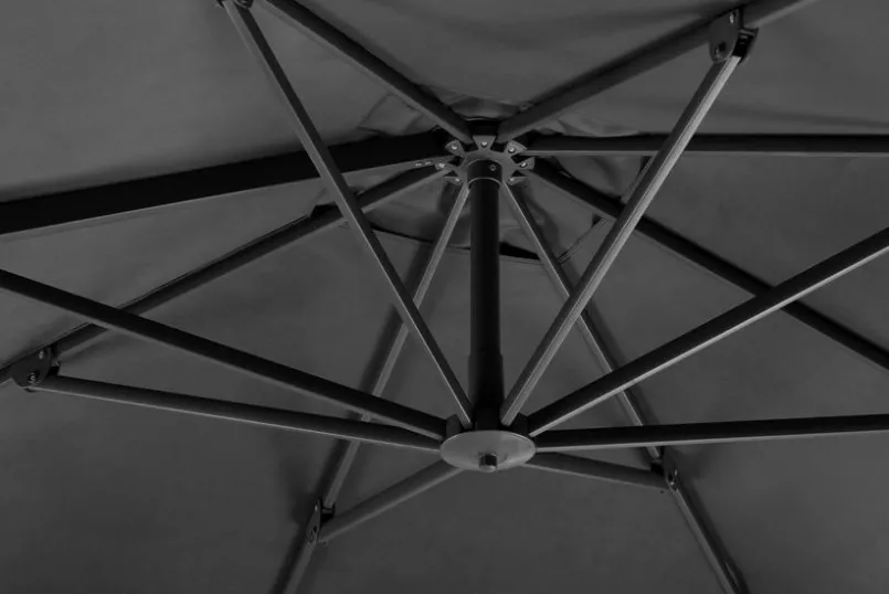 Sonnenschirme|Schneider Schirme Pendelschirm Rhodos Twist Model 2025 Anthrazit