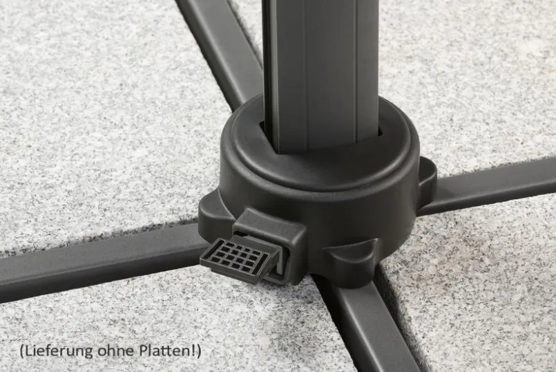 Sonnenschirme|Schneider Schirme Pendelschirm Rhodos Twist Model 2025 Anthrazit