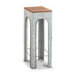 Pflanzenkübel & Blumentöpfe-Pflanzensäule Höhe 72,4 cm Grau
