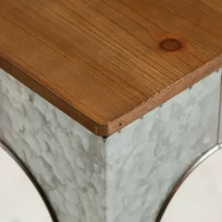 Pflanzenkübel & Blumentöpfe-Pflanzensäule Höhe 72,4 cm Grau