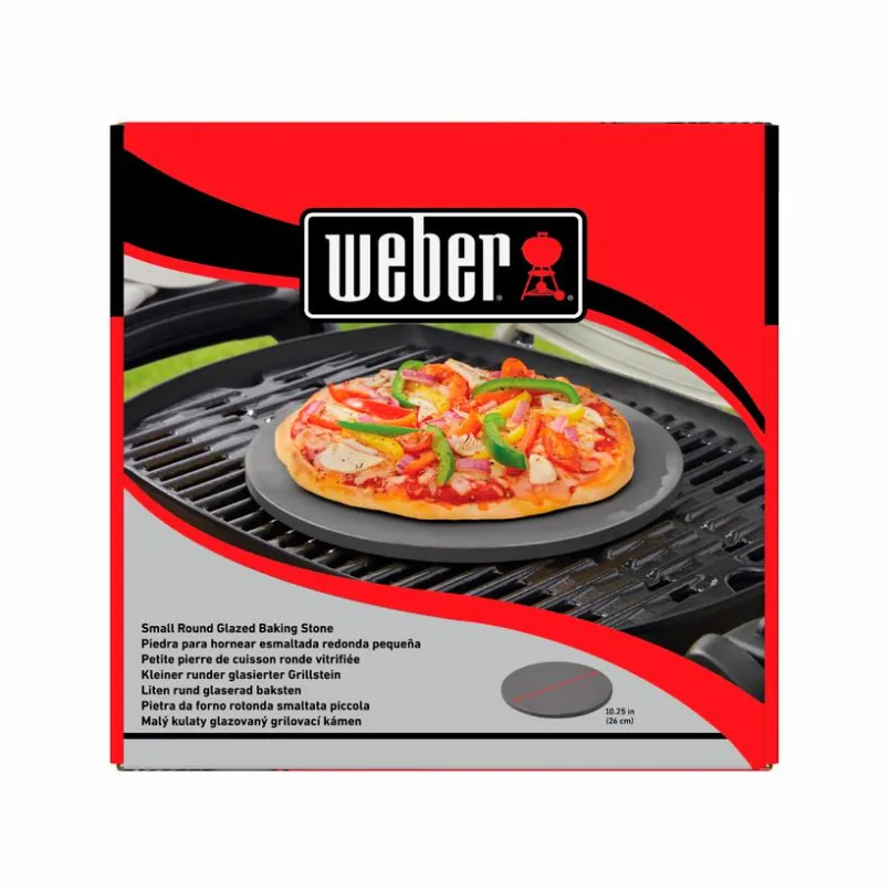 Weber Weber Grills & Grillzubehör-Pizzastein Pizzastein rund, Ø 26 cm Grau