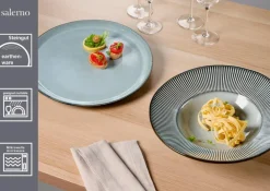 Ritzenhoff & Breker Geschirr-Pizzateller Salerno Ø 32 cm Grau