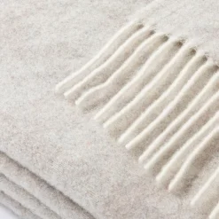 Fürstenhof Kuscheldecken|Decken-Plaid 130 x 190 cm Beige