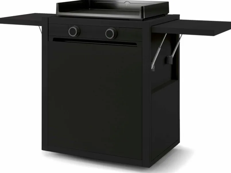 Grillzubehör|Forge Adour Plancha Wagen Modern Plancha Wagen 60 Schwarz