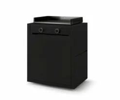 Grillzubehör|Forge Adour Plancha Wagen Modern Plancha Wagen 60 Schwarz