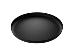 Tabletts|Tabletts|Alessi Platte Texture Ø 35 cm Schwarz
