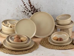 Platten|Servierplatten|CreaTable Platte Uno Ø 33 cm Beige