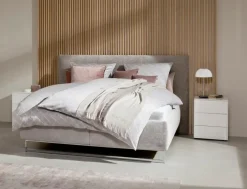Betten|JOOP! Polsterbett Bedsystem 180 x 200 cm Hellgrau